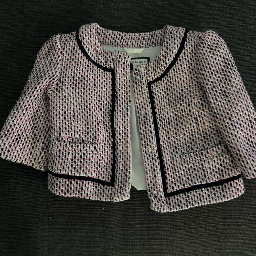 Janie and Jack pink jacket
